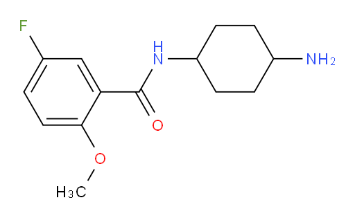 N-(4-aminocyclohexyl)-5-fluoro-2-methoxybenzamide