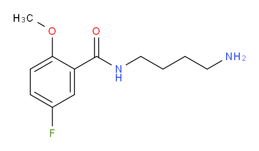 N-(4-aminobutyl)-5-fluoro-2-methoxybenzamide