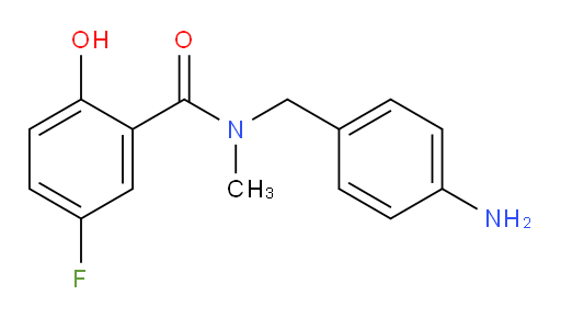 N-(4-aminobenzyl)-5-fluoro-2-hydroxy-N-methylbenzamide