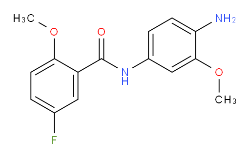 N-(4-amino-3-methoxyphenyl)-5-fluoro-2-methoxybenzamide