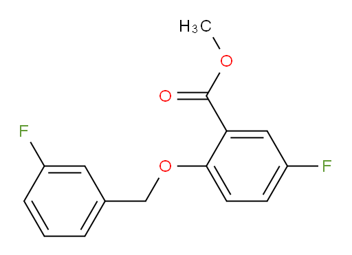 methyl 5-fluoro-2-((3-fluorobenzyl)oxy)benzoate