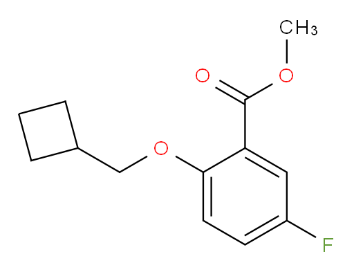 methyl 2-(cyclobutylmethoxy)-5-fluorobenzoate