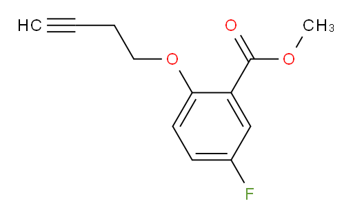methyl 2-(but-3-yn-1-yloxy)-5-fluorobenzoate