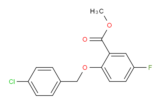 methyl 2-((4-chlorobenzyl)oxy)-5-fluorobenzoate