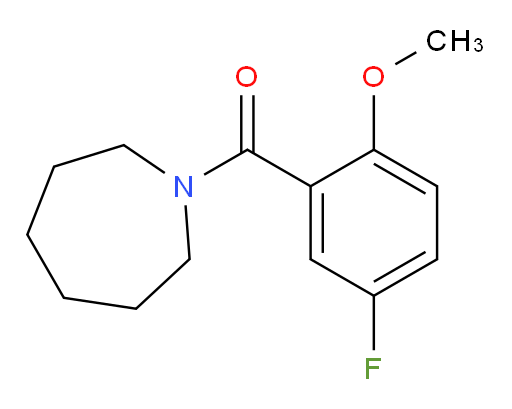 azepan-1-yl(5-fluoro-2-methoxyphenyl)methanone