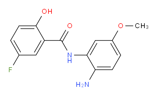 N-(2-amino-5-methoxyphenyl)-5-fluoro-2-hydroxybenzamide