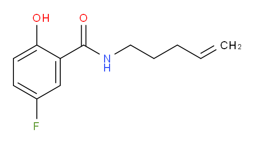 5-fluoro-2-hydroxy-N-(pent-4-en-1-yl)benzamide