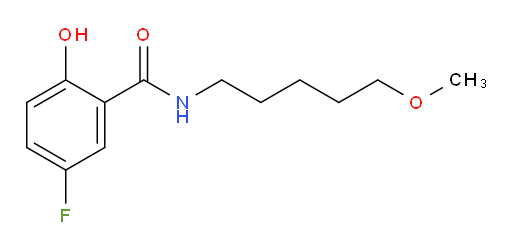 5-fluoro-2-hydroxy-N-(5-methoxypentyl)benzamide