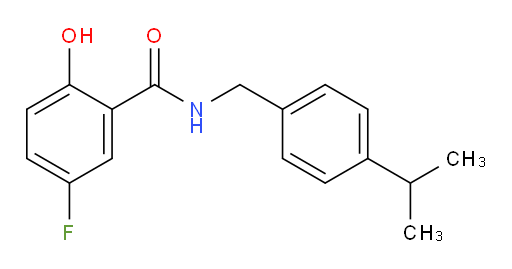 5-fluoro-2-hydroxy-N-(4-isopropylbenzyl)benzamide