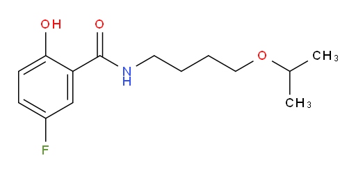 5-fluoro-2-hydroxy-N-(4-isopropoxybutyl)benzamide