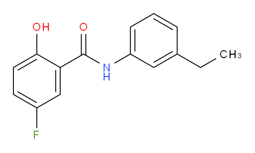 N-(3-ethylphenyl)-5-fluoro-2-hydroxybenzamide