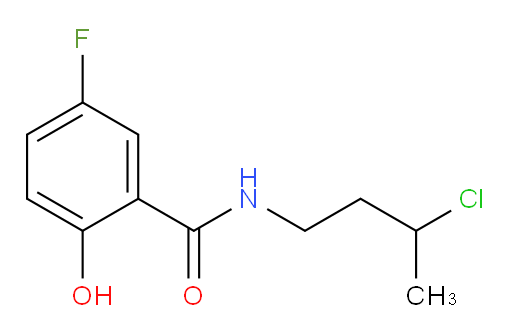 N-(3-chlorobutyl)-5-fluoro-2-hydroxybenzamide
