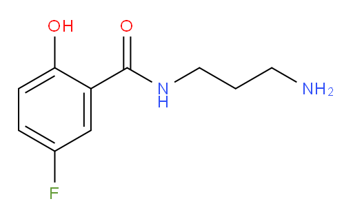N-(3-aminopropyl)-5-fluoro-2-hydroxybenzamide