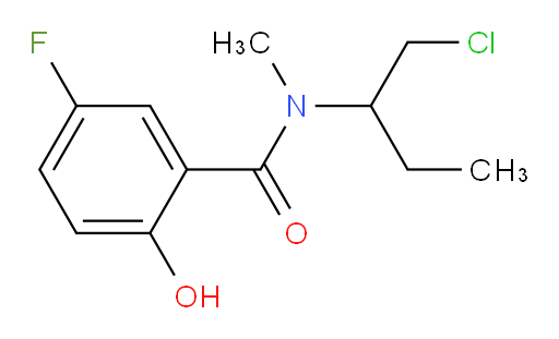 N-(1-chlorobutan-2-yl)-5-fluoro-2-hydroxy-N-methylbenzamide