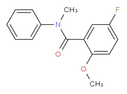 5-fluoro-2-methoxy-N-methyl-N-phenylbenzamide