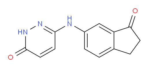 6-((3-oxo-2,3-dihydro-1H-inden-5-yl)amino)pyridazin-3(2H)-one