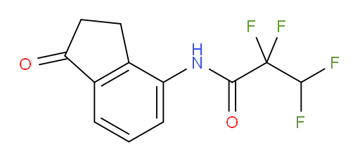 2,2,3,3-tetrafluoro-N-(1-oxo-2,3-dihydro-1H-inden-4-yl)propanamide
