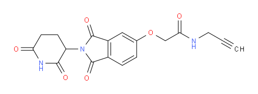 2-((2-(2,6-dioxopiperidin-3-yl)-1,3-dioxoisoindolin-5-yl)oxy)-N-(prop-2-yn-1-yl)acetamide