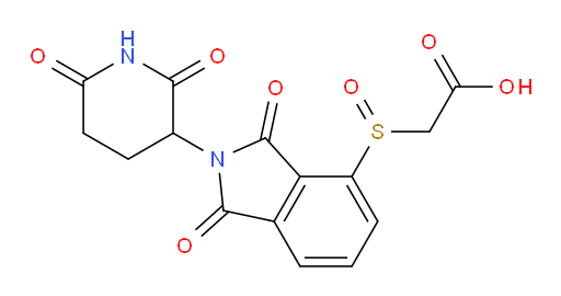 2-((2-(2,6-dioxopiperidin-3-yl)-1,3-dioxoisoindolin-4-yl)sulfinyl)acetic acid