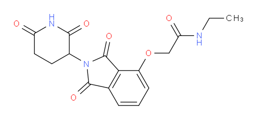 2-((2-(2,6-dioxopiperidin-3-yl)-1,3-dioxoisoindolin-4-yl)oxy)-N-ethylacetamide