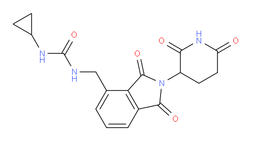 1-cyclopropyl-3-((2-(2,6-dioxopiperidin-3-yl)-1,3-dioxoisoindolin-4-yl)methyl)urea