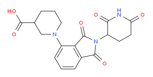 1-(2-(2,6-dioxopiperidin-3-yl)-1,3-dioxoisoindolin-4-yl)piperidine-3-carboxylic acid