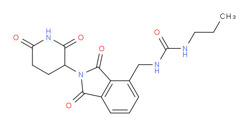 1-((2-(2,6-dioxopiperidin-3-yl)-1,3-dioxoisoindolin-4-yl)methyl)-3-propylurea