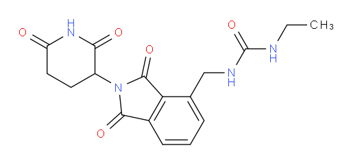1-((2-(2,6-dioxopiperidin-3-yl)-1,3-dioxoisoindolin-4-yl)methyl)-3-ethylurea