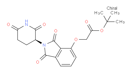 (S)-tert-butyl 2-((2-(2,6-dioxopiperidin-3-yl)-1,3-dioxoisoindolin-4-yl)oxy)acetate