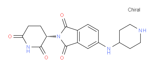 (S)-2-(2,6-dioxopiperidin-3-yl)-5-(piperidin-4-ylamino)isoindoline-1,3-dione