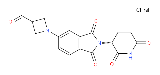 (R)-1-(2-(2,6-dioxopiperidin-3-yl)-1,3-dioxoisoindolin-5-yl)azetidine-3-carbaldehyde