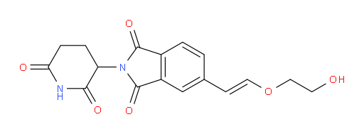(E)-2-(2,6-dioxopiperidin-3-yl)-5-(2-(2-hydroxyethoxy)vinyl)isoindoline-1,3-dione
