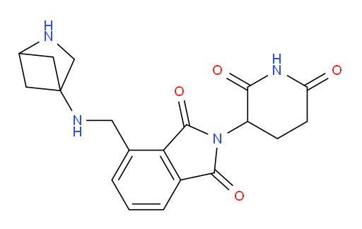 4-((2-azabicyclo[2.1.1]hexan-4-ylamino)methyl)-2-(2,6-dioxopiperidin-3-yl)isoindoline-1,3-dione