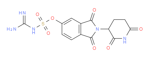 2-(2,6-dioxopiperidin-3-yl)-1,3-dioxoisoindolin-5-yl carbamimidoylsulfamate