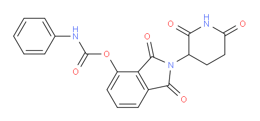 2-(2,6-dioxopiperidin-3-yl)-1,3-dioxoisoindolin-4-yl phenylcarbamate