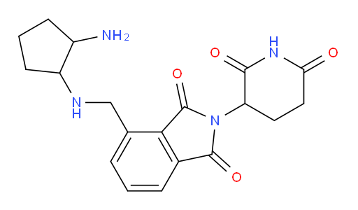 4-(((2-aminocyclopentyl)amino)methyl)-2-(2,6-dioxopiperidin-3-yl)isoindoline-1,3-dione
