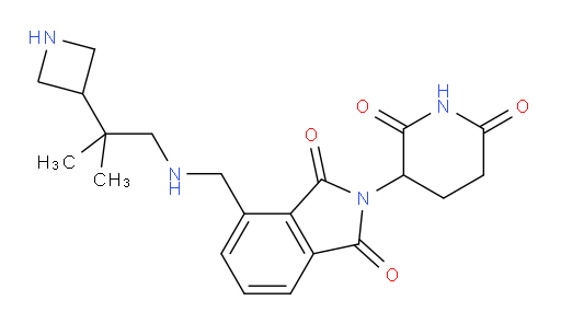 4-(((2-(azetidin-3-yl)-2-methylpropyl)amino)methyl)-2-(2,6-dioxopiperidin-3-yl)isoindoline-1,3-dione