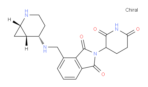 4-(((1S,5S,6R)-2-azabicyclo[4.1.0]heptan-5-ylamino)methyl)-2-(2,6-dioxopiperidin-3-yl)isoindoline-1,3-dione