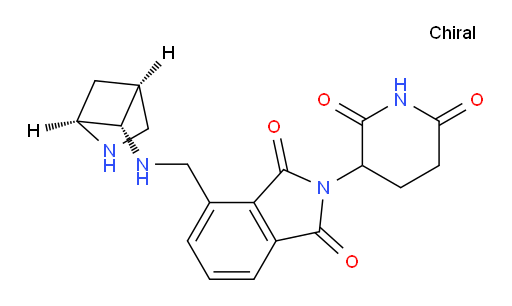 4-(((1S,4S,5S)-2-azabicyclo[2.1.1]hexan-5-ylamino)methyl)-2-(2,6-dioxopiperidin-3-yl)isoindoline-1,3-dione