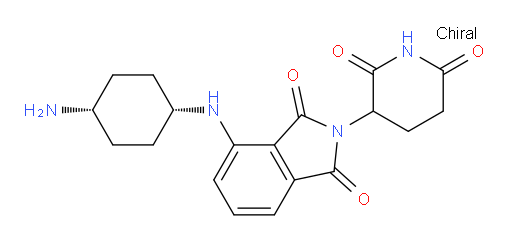 4-(((1s,4s)-4-aminocyclohexyl)amino)-2-(2,6-dioxopiperidin-3-yl)isoindoline-1,3-dione