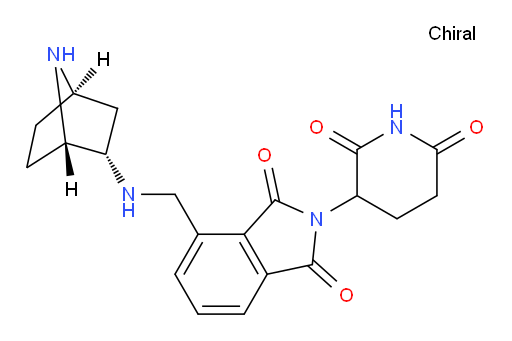 4-(((1S,2S,4R)-7-azabicyclo[2.2.1]heptan-2-ylamino)methyl)-2-(2,6-dioxopiperidin-3-yl)isoindoline-1,3-dione