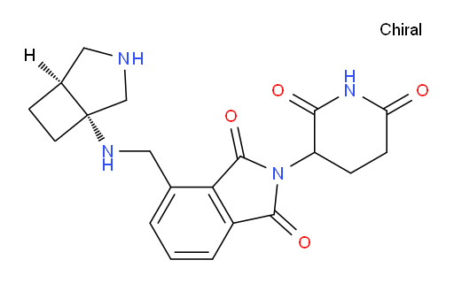 4-(((1R,5S)-3-azabicyclo[3.2.0]heptan-1-ylamino)methyl)-2-(2,6-dioxopiperidin-3-yl)isoindoline-1,3-dione