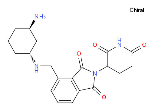 4-((((1R,3R)-3-aminocyclohexyl)amino)methyl)-2-(2,6-dioxopiperidin-3-yl)isoindoline-1,3-dione
