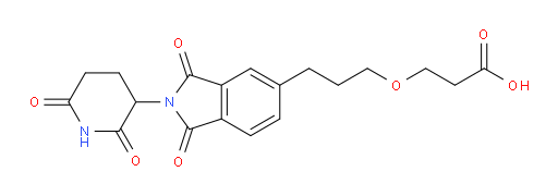 3-(3-(2-(2,6-dioxopiperidin-3-yl)-1,3-dioxoisoindolin-5-yl)propoxy)propanoic acid