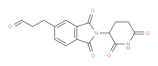 3-(2-(2,6-dioxopiperidin-3-yl)-1,3-dioxoisoindolin-5-yl)propanal