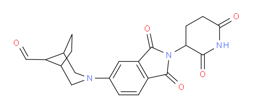 3-(2-(2,6-dioxopiperidin-3-yl)-1,3-dioxoisoindolin-5-yl)-3-azabicyclo[3.2.1]octane-8-carbaldehyde