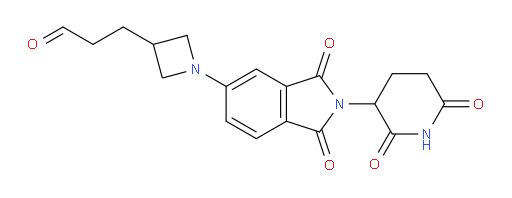 3-(1-(2-(2,6-dioxopiperidin-3-yl)-1,3-dioxoisoindolin-5-yl)azetidin-3-yl)propanal