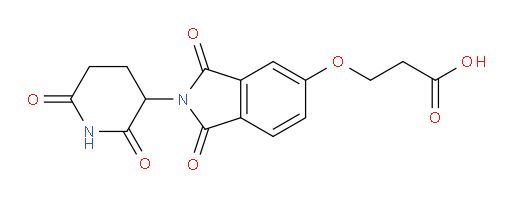 3-((2-(2,6-dioxopiperidin-3-yl)-1,3-dioxoisoindolin-5-yl)oxy)propanoic acid