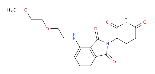 2-(2,6-dioxopiperidin-3-yl)-4-((2-(2-methoxyethoxy)ethyl)amino)isoindoline-1,3-dione