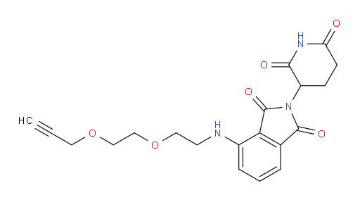 2-(2,6-dioxopiperidin-3-yl)-4-((2-(2-(prop-2-yn-1-yloxy)ethoxy)ethyl)amino)isoindoline-1,3-dione